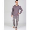 Pánské dlouhé pyžamo P RUBEN (Velikost M)