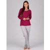Dámské froté pyžamo P 1422 182 (Velikost M)