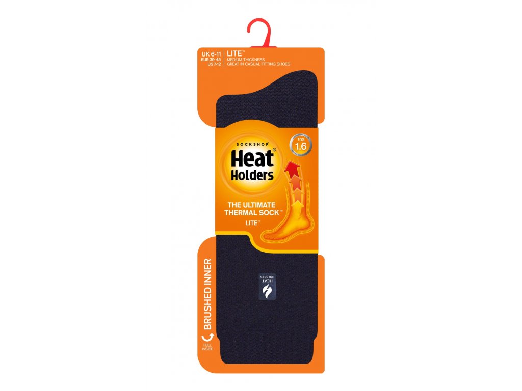 Pánske Heat Holders LITE ponožky jednofarebné veľ: 39-45 (farba VZORF)