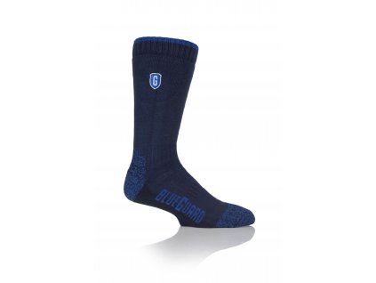 Pánske pracovné ponožky BLUEGUARD odolné proti oderu MODRÉ (Veľkosť VZOR)