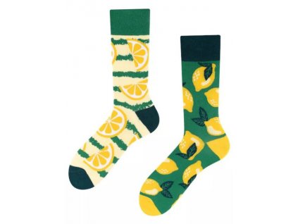 Veselé ponožky Citróny od TODO SOCKS (Veľkosť VZOR)