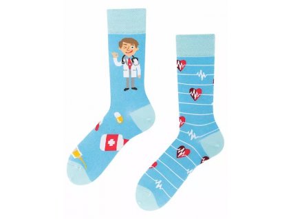 Veselé ponožky Lekár od TODO SOCKS (Veľkosť VZOR)