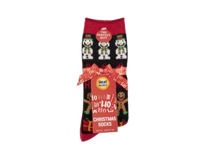 Dámske Vianočné Heat Holders ponožky GINGERBREAD