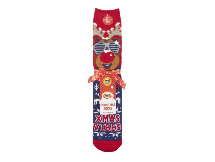 Pánske vianočné Heat Holders LITE ponožky SOB RUDOLF