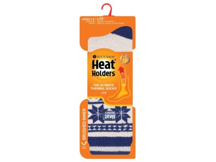 Dámske teplé ponožky Heat Holders LITE WHITE COPPICE (farba VZORF)