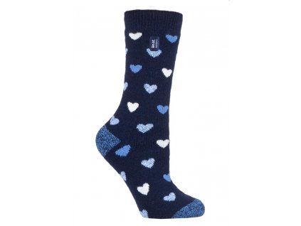 Dámske teplé vzorované ponožky Heat Holders LITE JASMINE (farba VZORF)