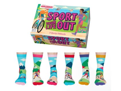 50985 damske vesele ponozky united oddsocks sport your life vel 37 42