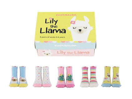 50400 detske vesele ponozky cucamelon lilly the llama vel 2 4 roky