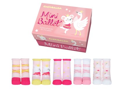 51024 detske vesele ponozky cucamelon mini ballet vel 2 4 roky