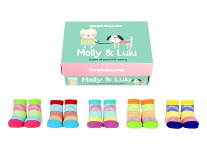 50853 detske vesele ponozky cucamelon moly lulu vel 0 12 mesiacov