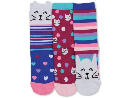 50760 detske vesele ponozky unitedoddsocks kitty