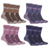 Dámske JEEP 3 páry hrubé outdoor ponožky (farba VZORF)