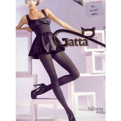 i gatta rajstopy silvana 03 silver nero