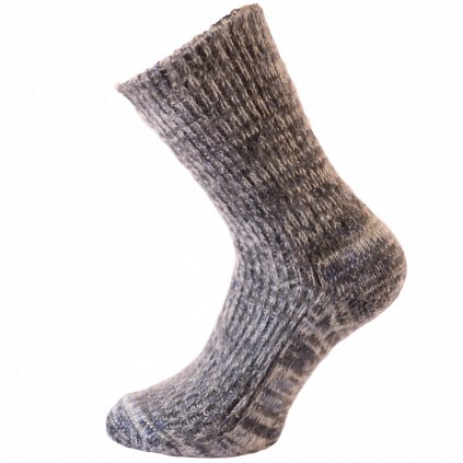 Vlněné ponožky bez lemu (sibiřky)