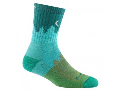 Dámské merino ponožky DARN TOUGH - TreeLine Micro Crew MIDWEIGHT (Aqua)