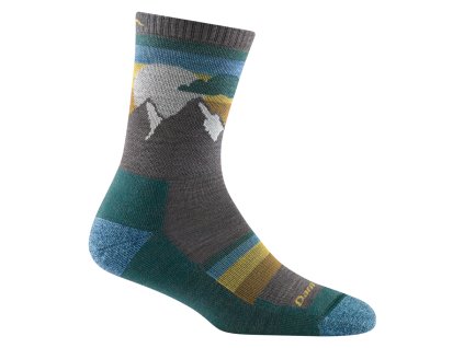 Dámské merino ponožky DARN TOUGH - Sunset Ledge Micro Crew LIGHTWEIGHT (Dark Teal)