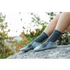 Dámské merino ponožky DARN TOUGH - Light Hiker Micro Crew LIGHTWEIGHT (Slate)