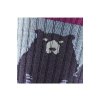 Dámské merino ponožky DARN TOUGH - Bear Town Micro Crew LIGHTWEIGHT (Purple)