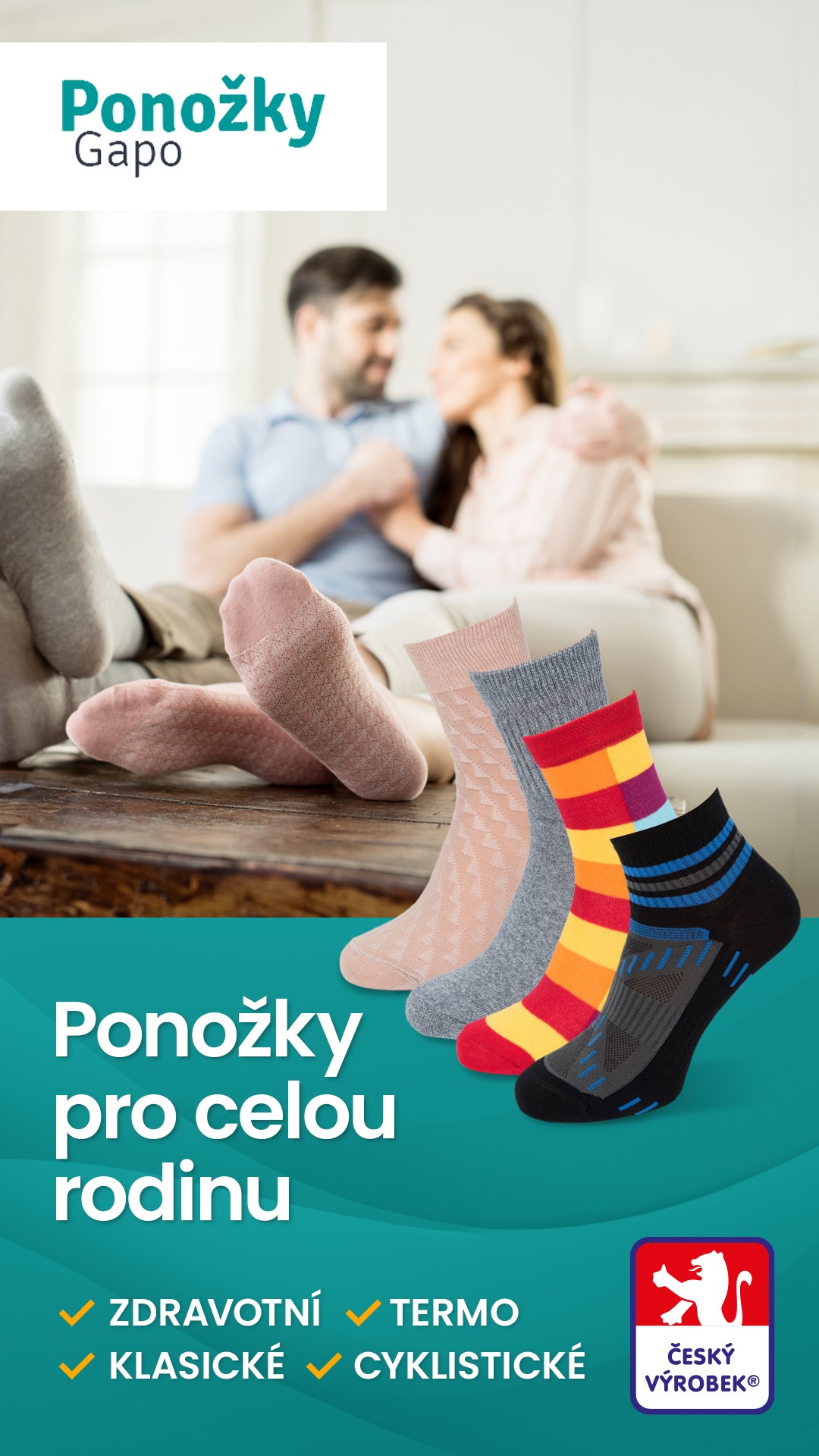 Ponožky pro celou rodinu