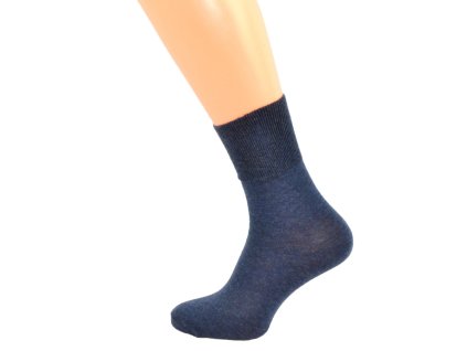 ponozky zdravotni elastan tmavy jeans