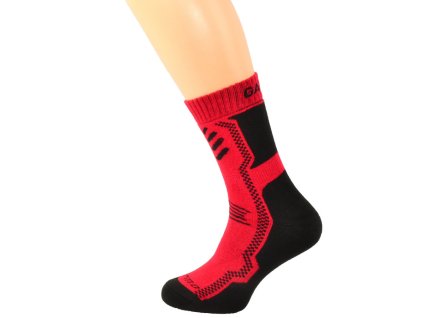 termo ponozky Thermo Trek cervena