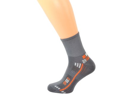 sportovni ponozky speed stredne seda