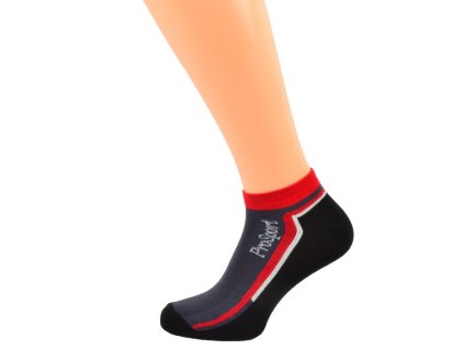 kotnikove ponozky pro sport cervena