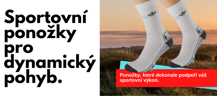 Sportovní ponožky pro dynamický pohyb