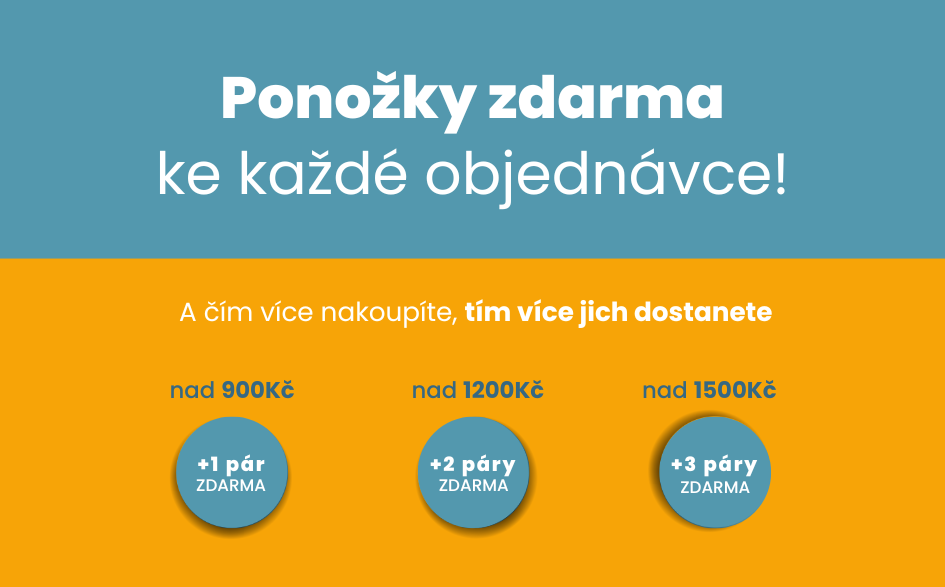 Ponožky zdarma k objednávkám nad 900Kč