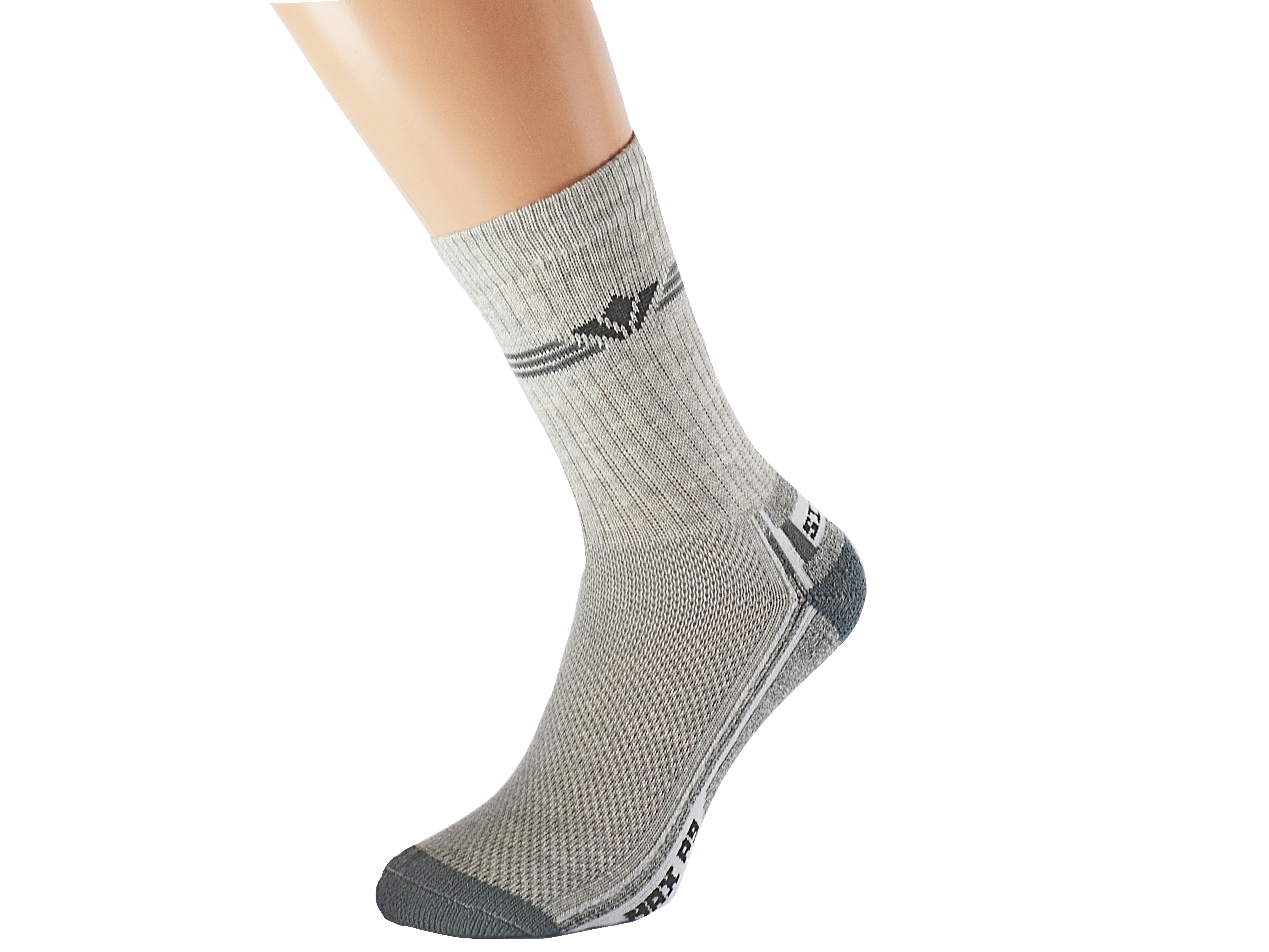 Pracovní ponožky SITO se stříbrem Barva: Světle šedé, Velikost: EUR 39-41 (UK 6-7)