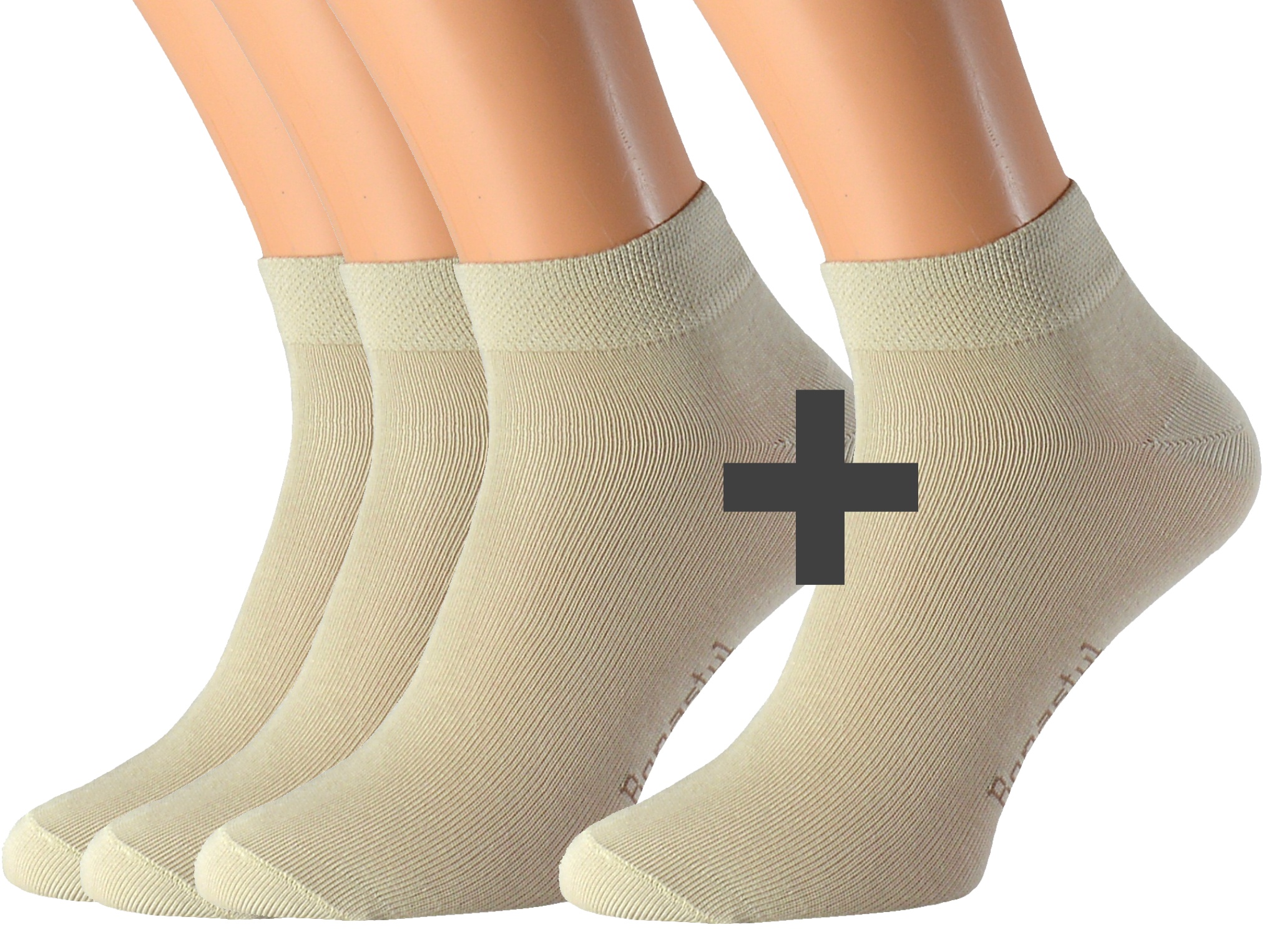 Bavlněné ponožky OBI 5 párů KUKS Barva: Béžové, Velikost: EUR 43-46 (UK 9-11)
