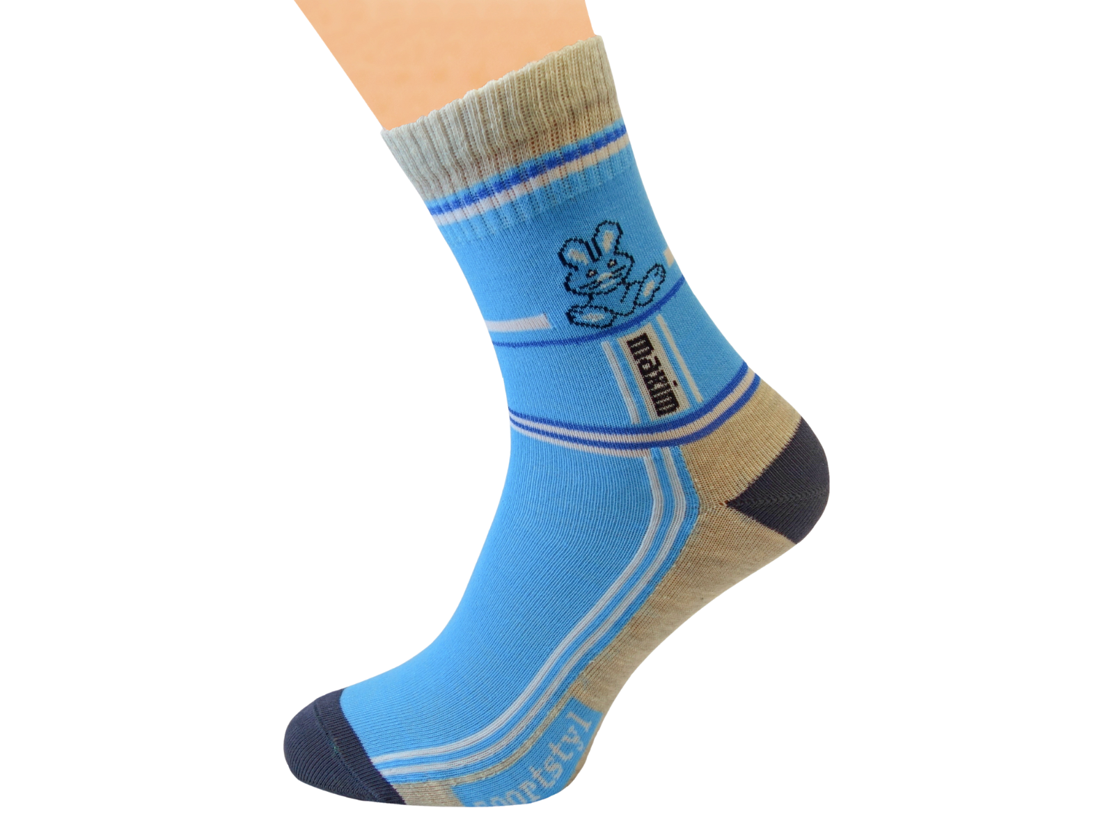 Dětské reflexní ponožky REX Barva: Modré, Velikost: EUR 35-37 (UK 3-5)