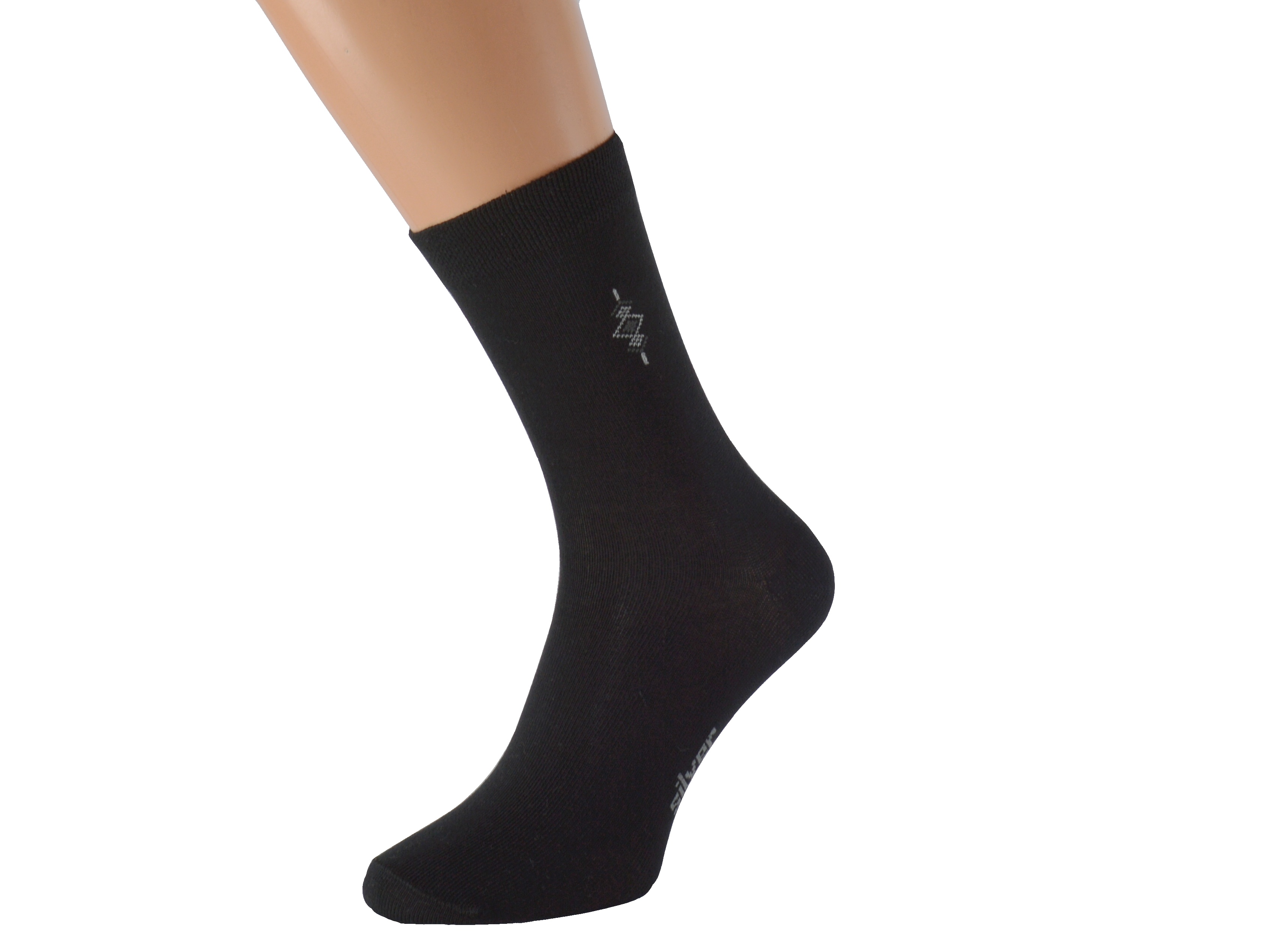 Antibakteriální ponožky se stříbrem BOBOLYC KUKS Barva: Černé, Velikost: EUR 43-46 (UK 9-11)
