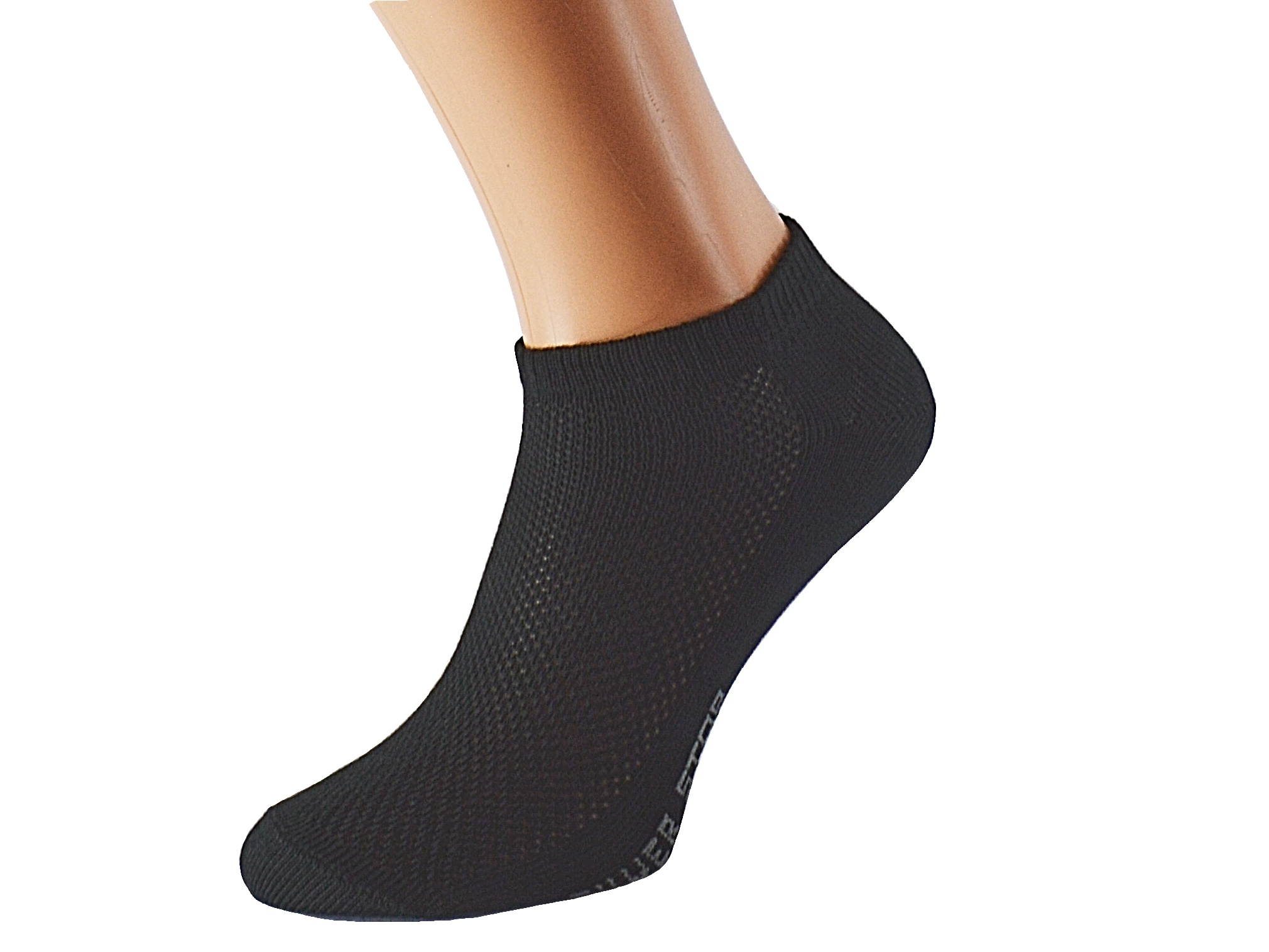 Kotníkové ponožky se stříbrem FIT KUKS Barva: Černé, Velikost: EUR 36-38 (UK 4-5)