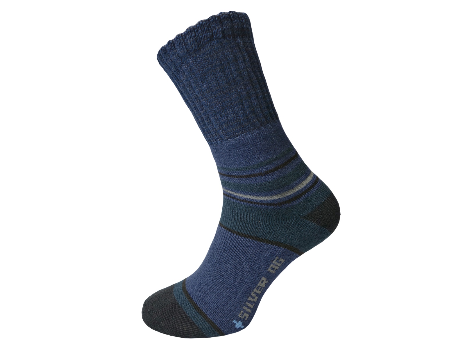 Zdravotní bavlněné ponožky HANUŠ KUKS Barva: Modré, Velikost: EUR 43-45 (UK 9-10)