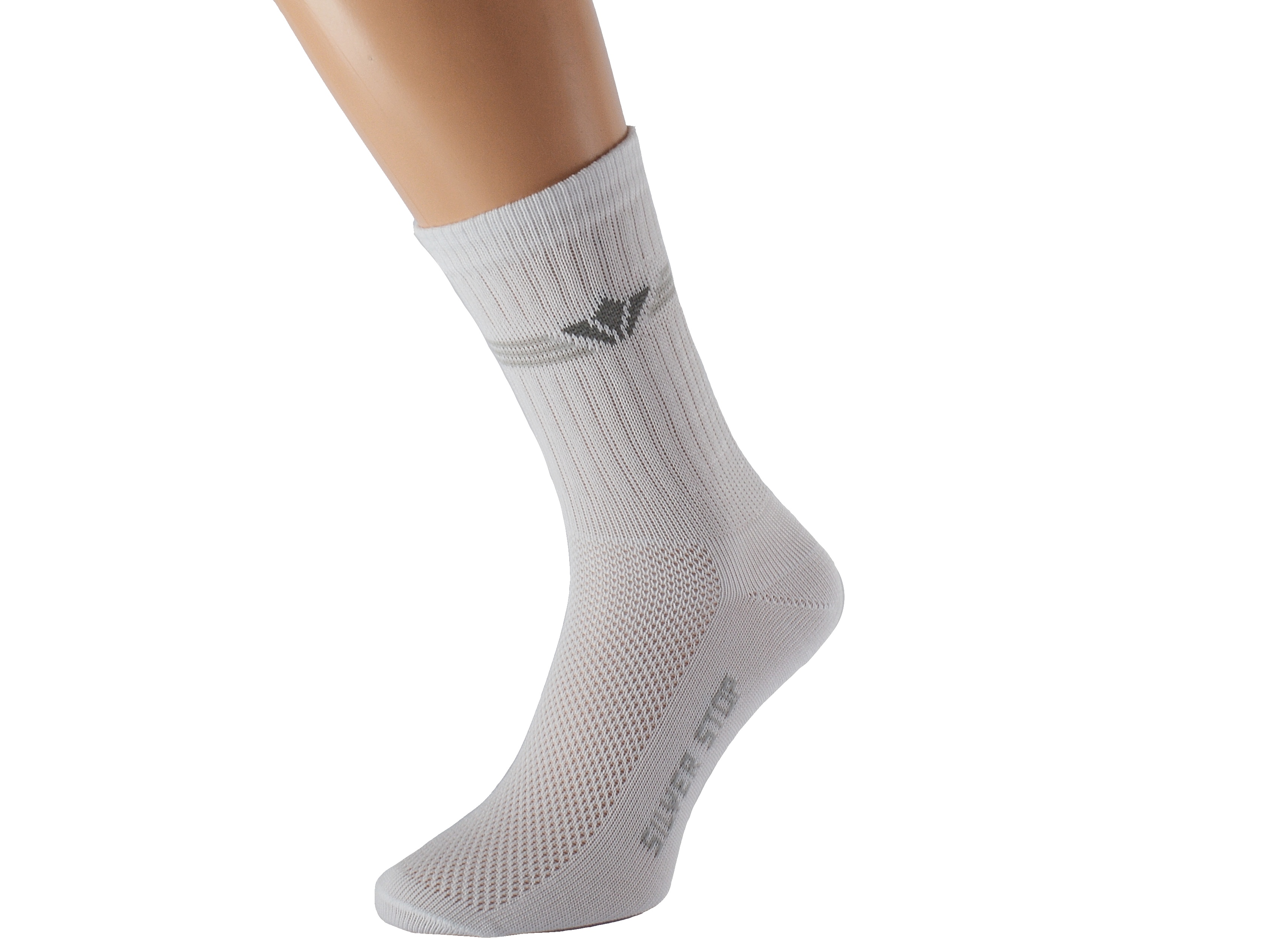 Bavlněné ponožky proti zápachu nohou OTO KUKS Barva: Bílé, Velikost: EUR 41-42 (UK 7-8)