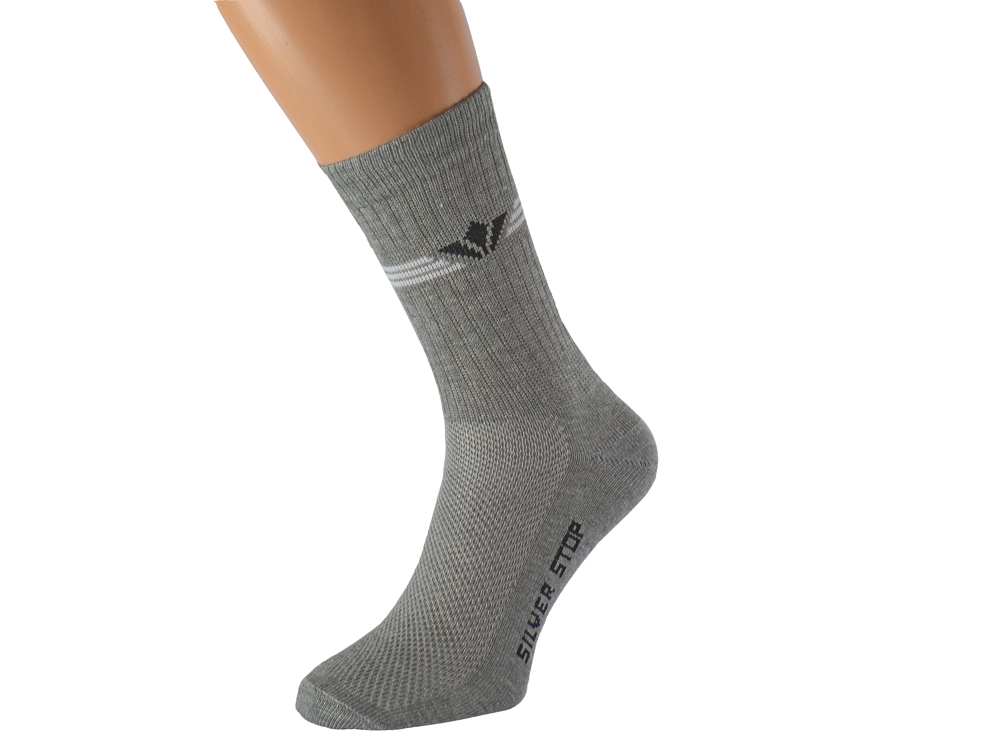 Bavlněné ponožky proti zápachu nohou OTO KUKS Barva: Světle šedé, Velikost: EUR 36-38 (UK 4-5)