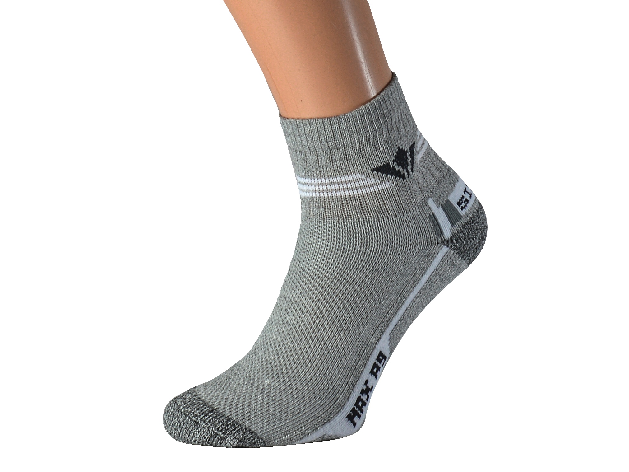 Froté ponožky se stříbrem KRASITO KUKS Barva: Světle šedé, Velikost: EUR 36-38 (UK 4-5)