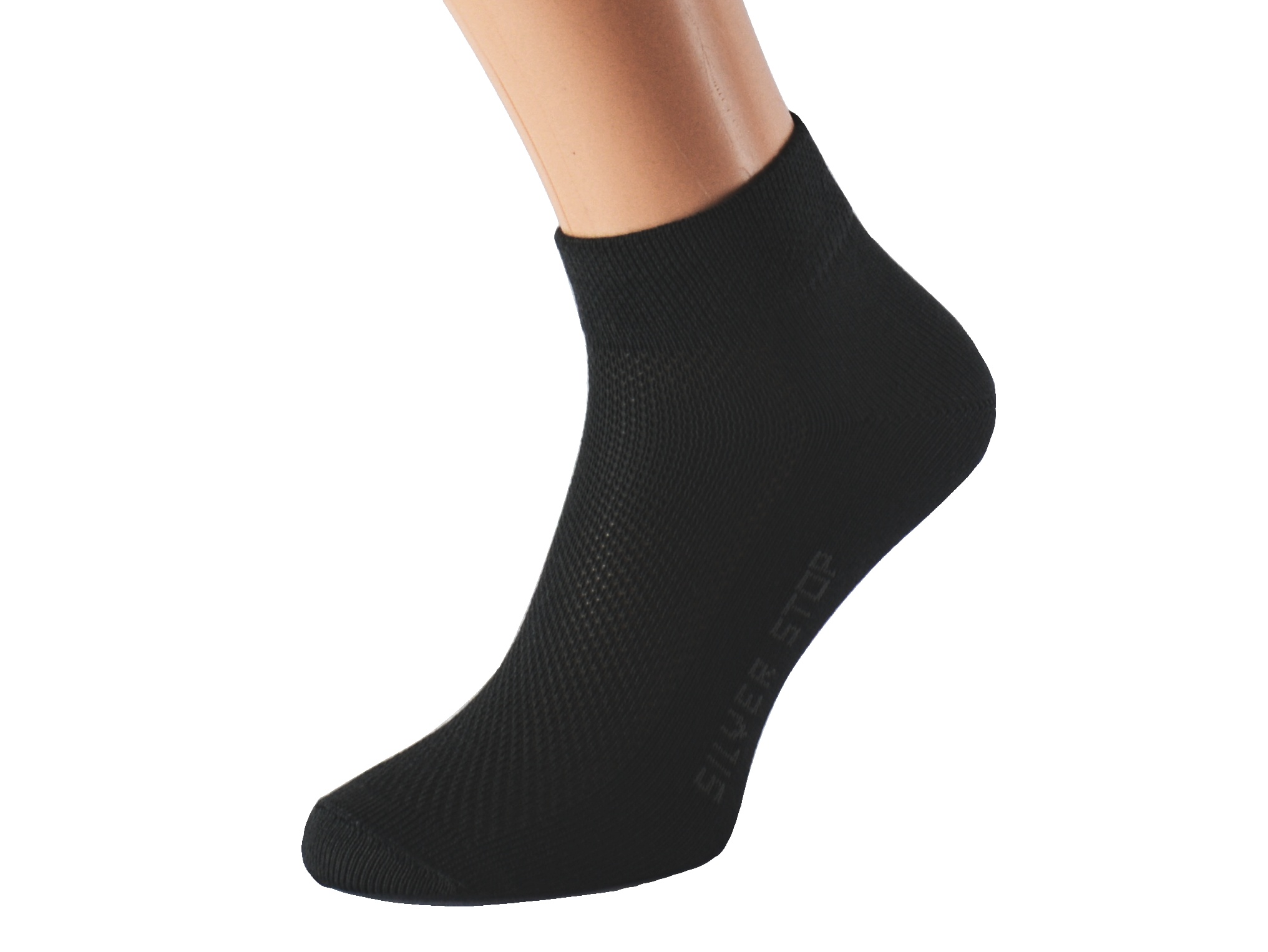 Kotníkové ponožky se stříbrem KRADANA KUKS Barva: Černé, Velikost: EUR 43-45 (UK 9-10)