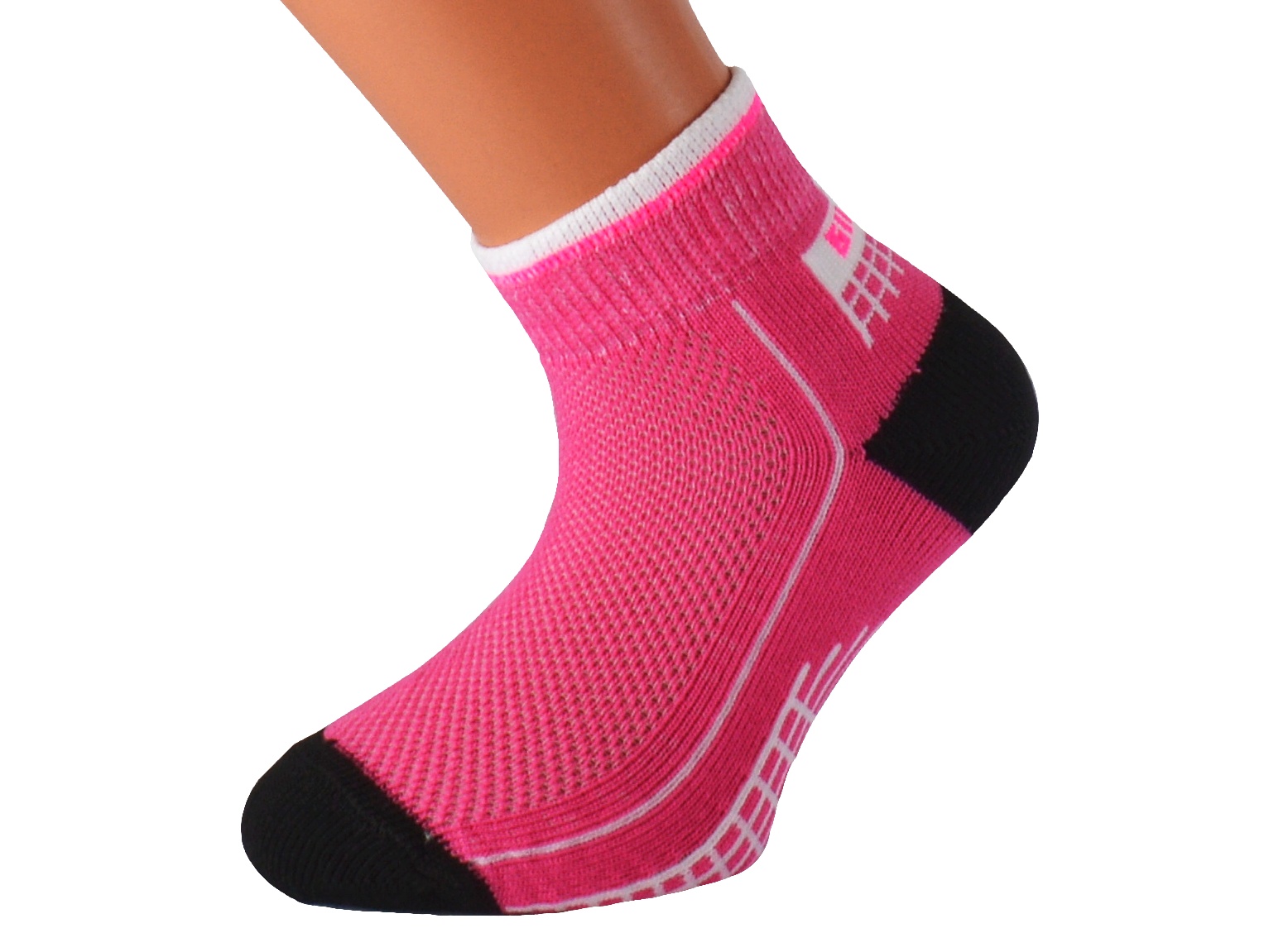Dětské zdravotní ponožky EMILKID KUKS Barva: Růžové, Velikost: EUR 22-25 (UK 5,5-8)