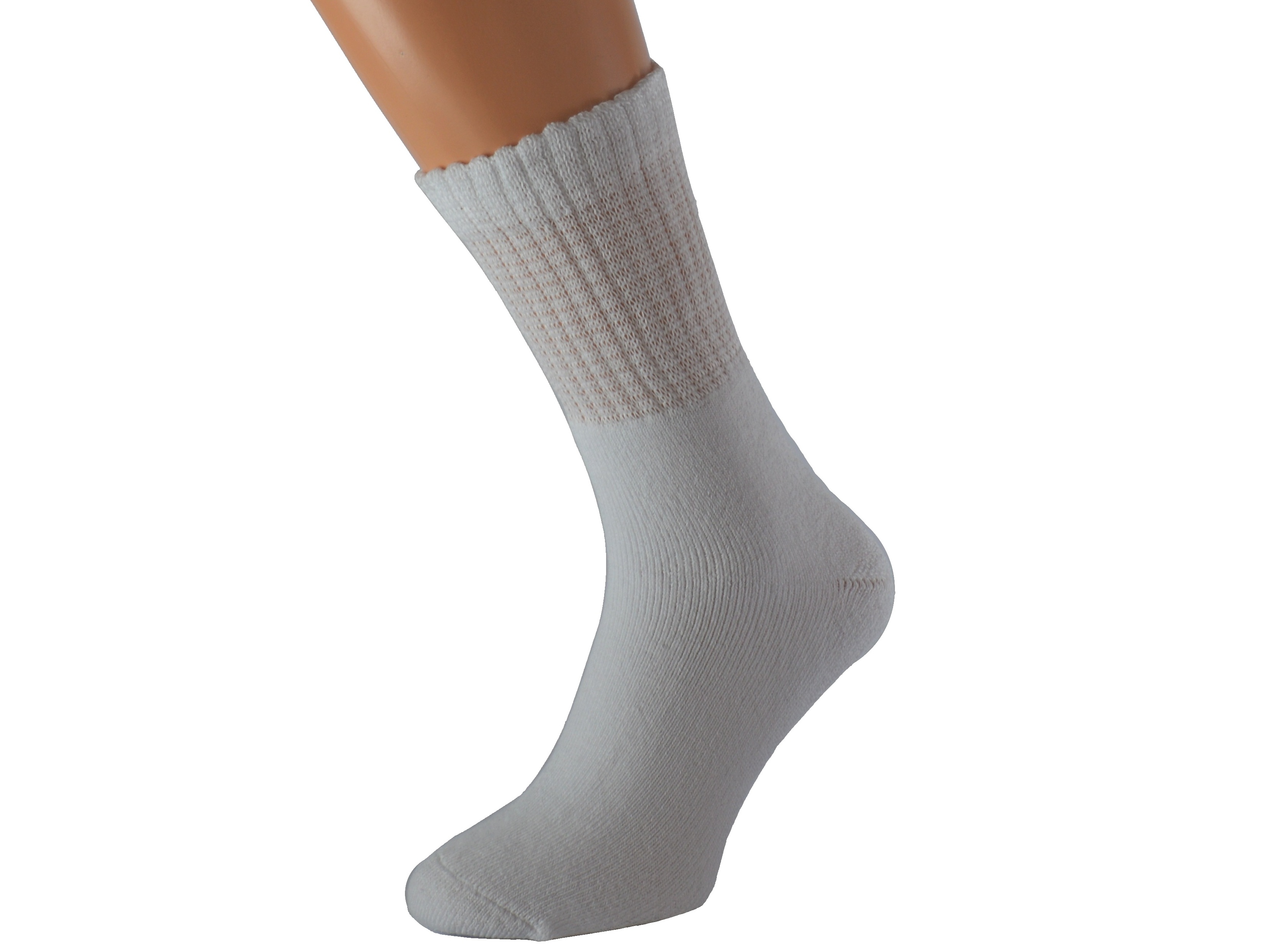 Zdravotní ponožky se stříbrem RELAX KUKS Barva: Bílé, Velikost: EUR 43-45 (UK 9-10)