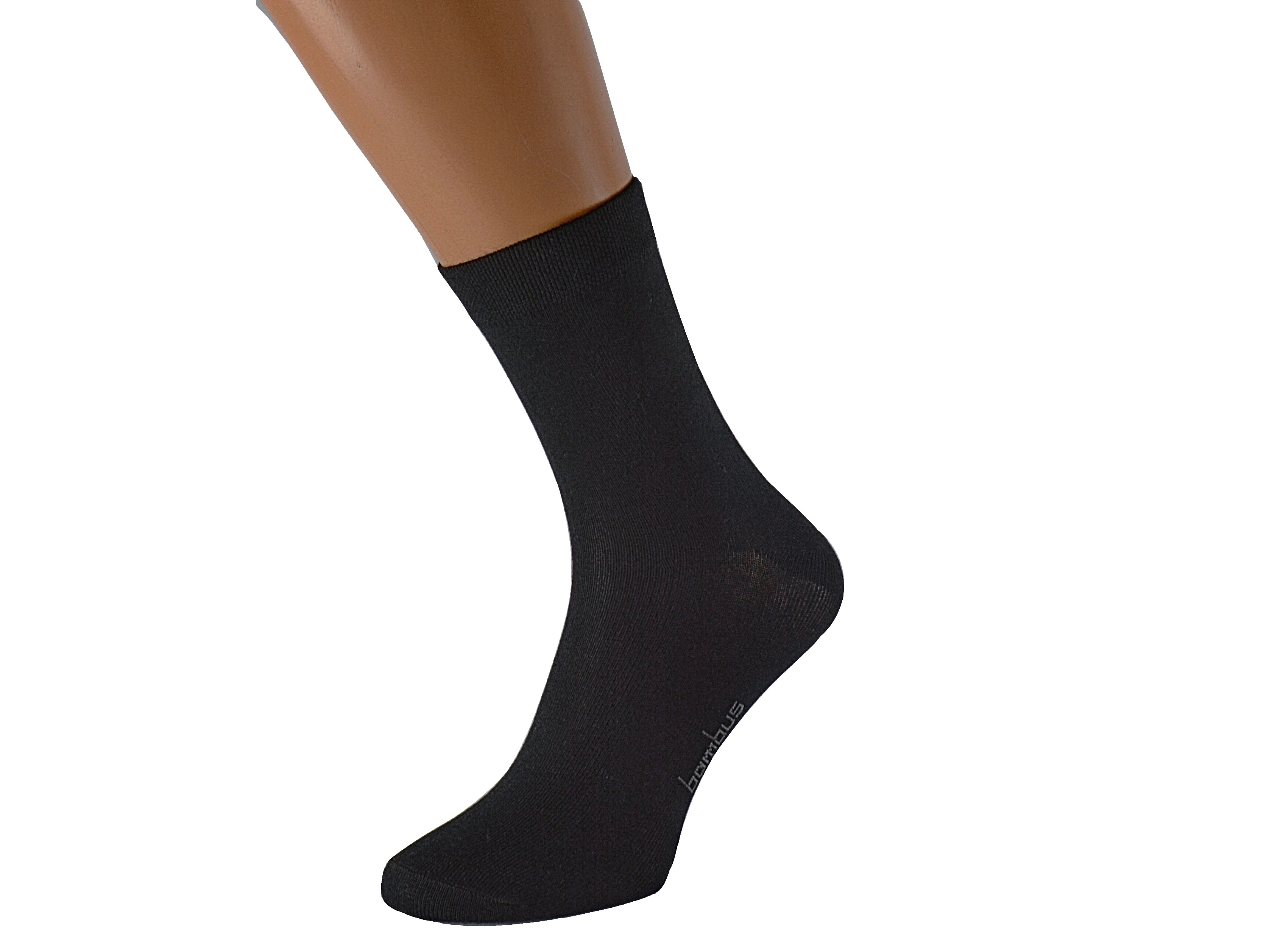 Bambusové ponožky se stříbrem BAMBOO KUKS Barva: Černé, Velikost: EUR 39-42 (UK 6-8)