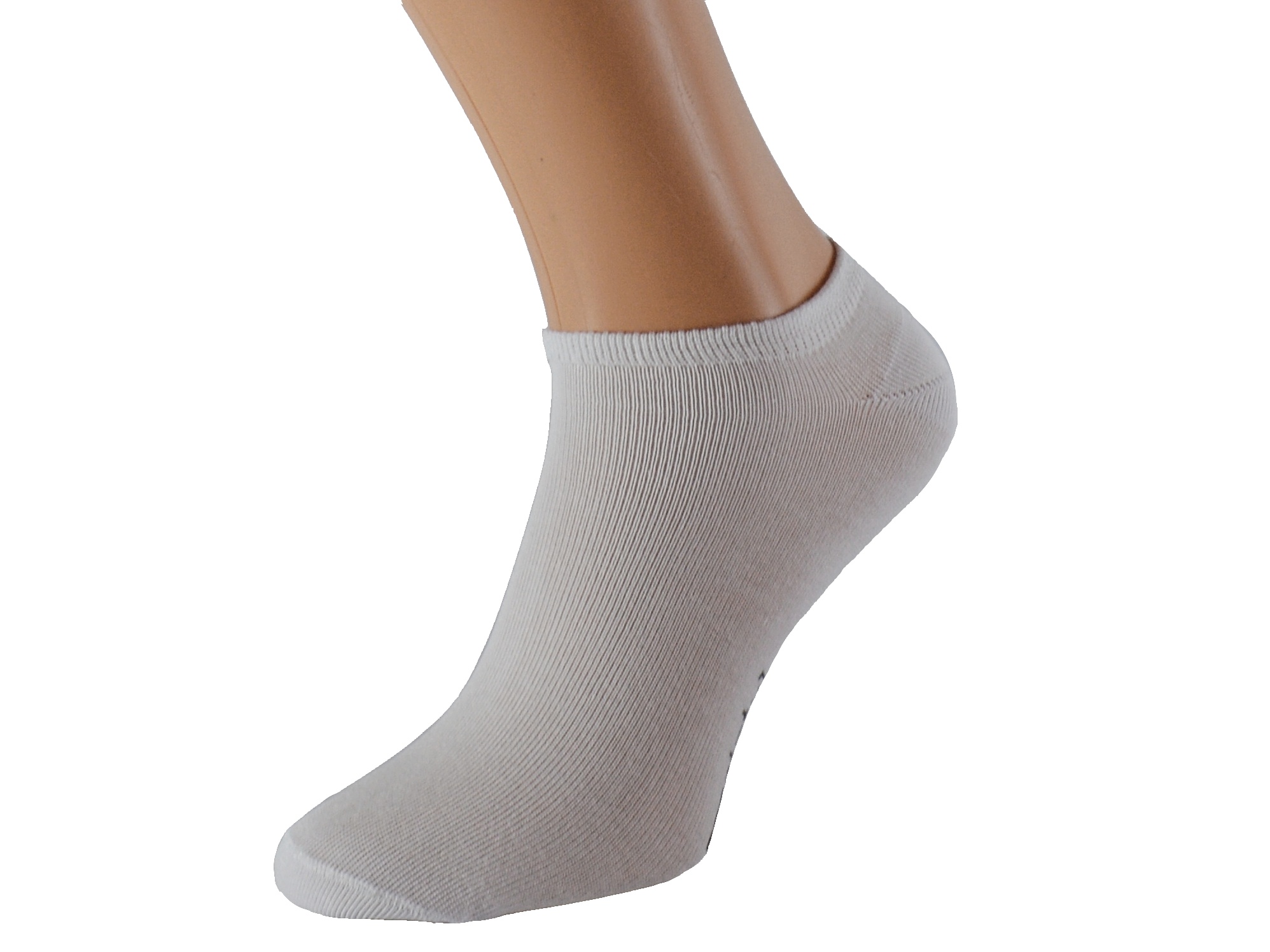 Kotníkové ponožky se stříbrem KRAOBI KUKS Barva: Bílé, Velikost: EUR 43-46 (UK 9-11)