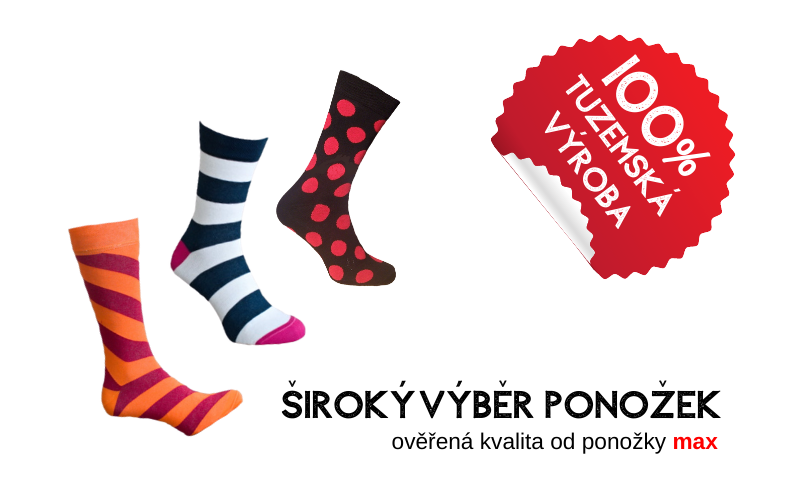 Ponožky MAX CZ kvalita