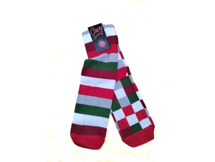 vánoční kostky a pruhy 852