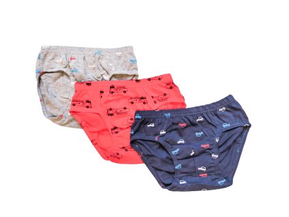Chlapecké slipy - auta - 3 pack