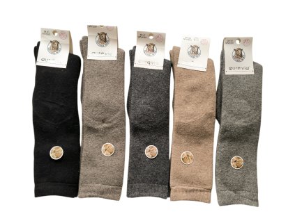 zimni podkolenky z vlny alpaky mix