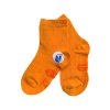 Chlapecké ponožky s protiskluzem na cvičení - oranžová