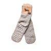 Dámské zateplené vlněné ponožky s protiskluzem ABS