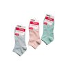 Dámské bavlněné kotníkové ponožky -pastelové- 3 páry